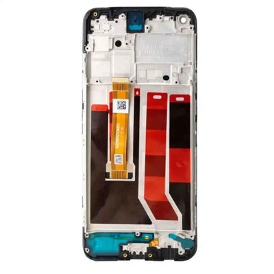 BQ7 LCD Screen Repair for OPPO A32 A53 A53s-Black with Frame (As the same as service pack, but not from official OPPO)