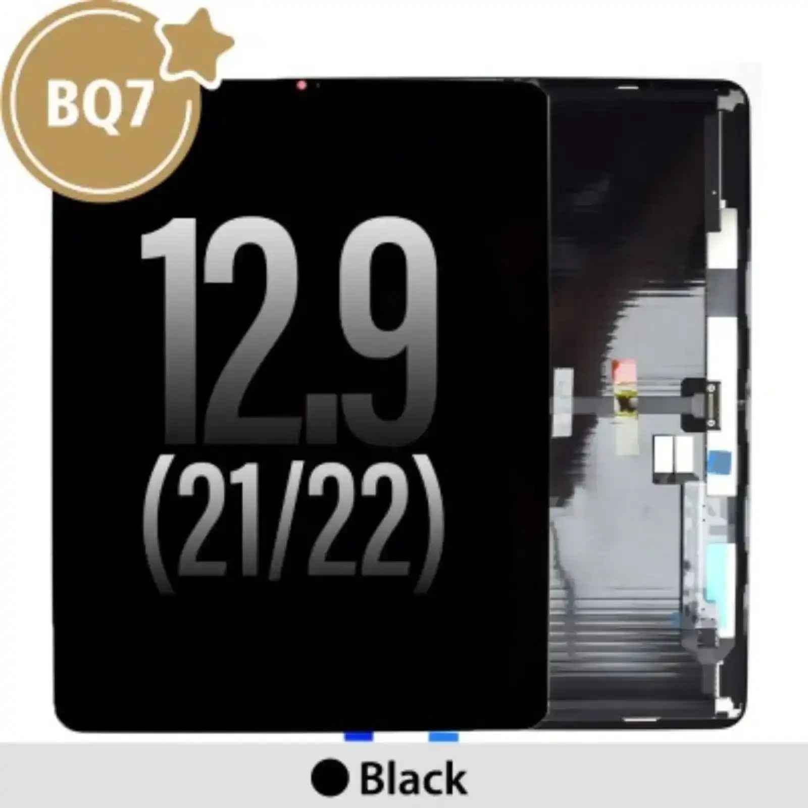 BQ7 LCD Screen Replacement for iPad Pro 12.9 (2021) / 12.9 (2022)-Black