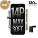 BQ7 Soft OLED Assembly for iPhone 14 Pro Max Screen Replacement (120HZ, Compatible for IC chip transfer)