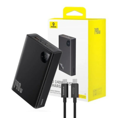 Baseus Adaman Digital Display Fast Charge Power Bank 22800mAh 140W-Cluster Black Baseus