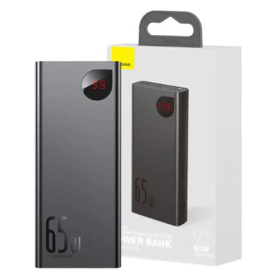 Baseus Adaman Metal Digital Display Quick Charge Power Bank 20000mAh 65W-Black Baseus