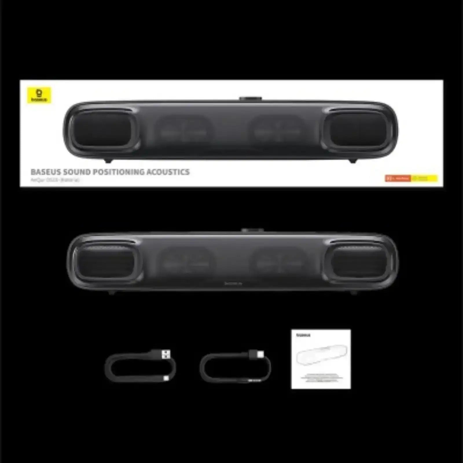 Baseus AeQur DS10 Mini Soundbar-Cluster Black Baseus