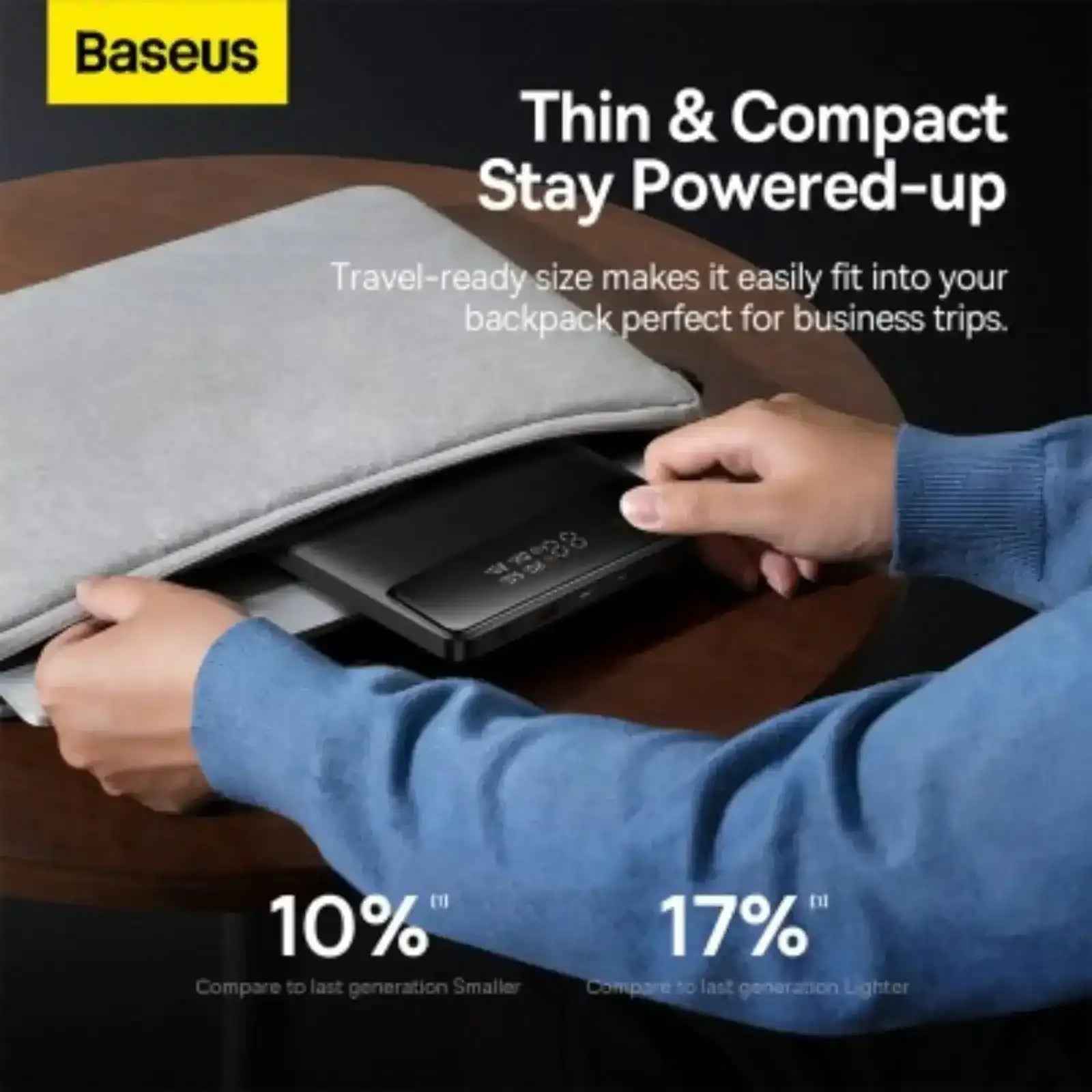 Baseus Blade Power Digital Display Fast Charging Power Bank HD Edition 20000mAh 100W PPBL000301-Black