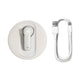 Baseus C-Mic CM10 Smart Unilateral Wireless Earphone for Car-White Baseus