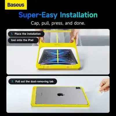 Baseus Crystalline Series HD Tempered-Glass Screen Protector for iPad Pro 11 (2024)