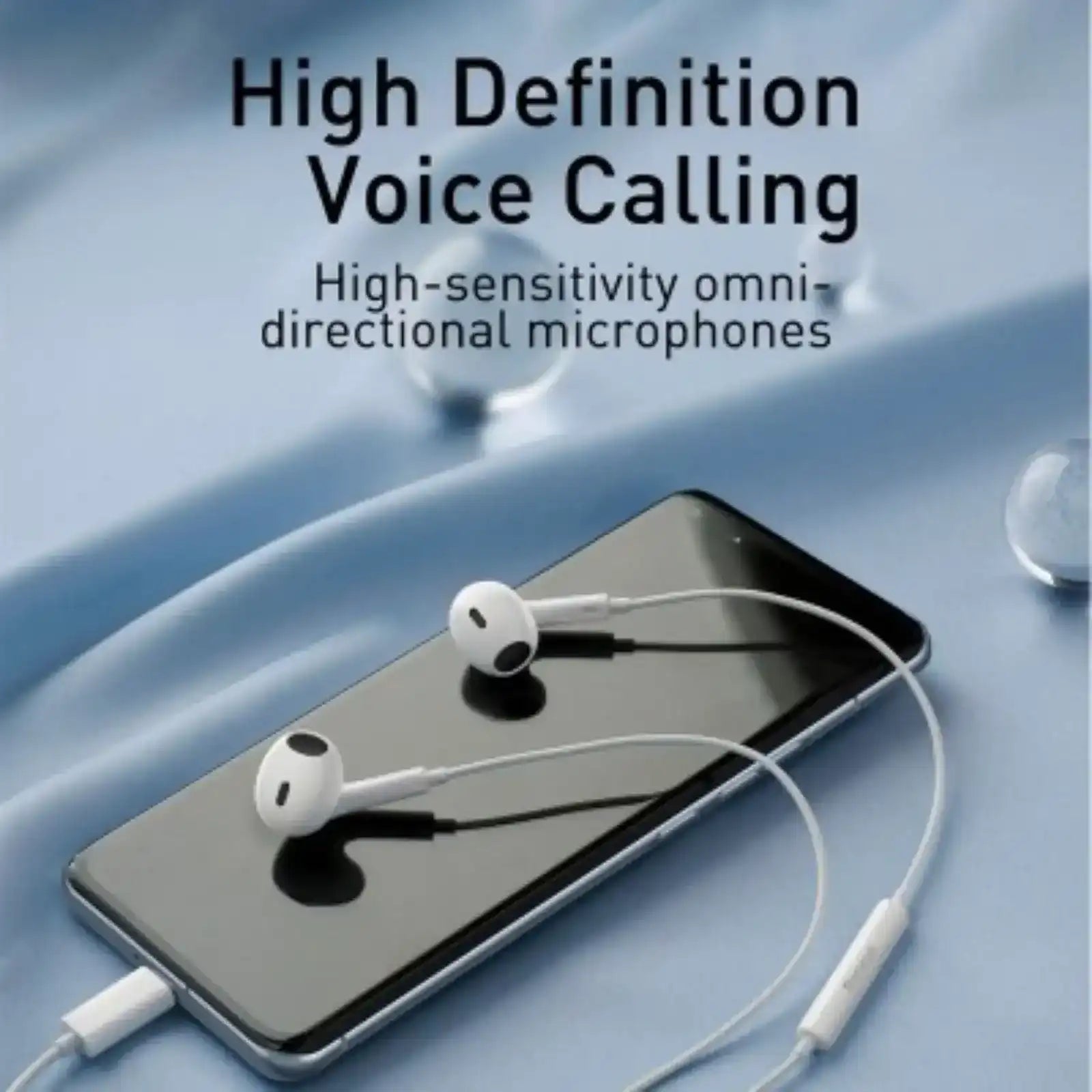 Baseus Encok CZ17 Semi-In-Ear Wired Earphones-White MyMobile