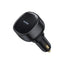 Baseus Enjoyment Pro Car Charger U+Retractable Type-C Cable 60W-Cluster Black Baseus