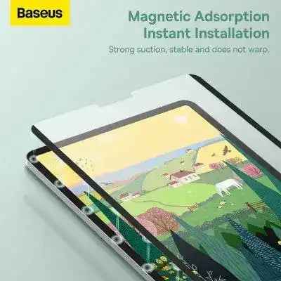 Baseus Full-cover Vac-sorb Paper-like Screen Protector For iPad Pro 12.9-inch (2018/2020/2021/2022)-Transparent