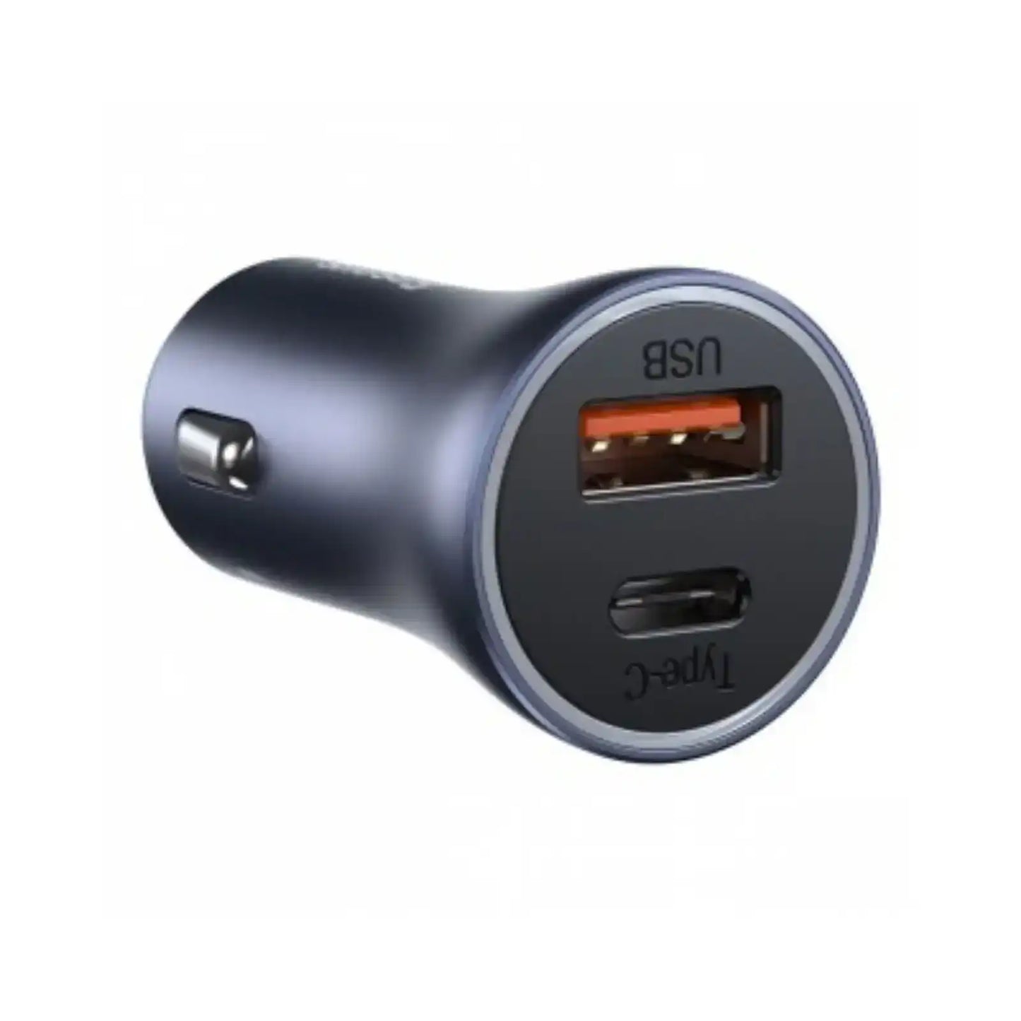 Baseus Golden Contactor Pro Dual Fast Charger Car Charger U+C 40W (CCJD-0G)-Dark Gray Baseus