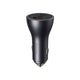 Baseus Golden Contactor Pro Triple Fast Charger Car Charger 65W U+C+C-Dark Gray Baseus