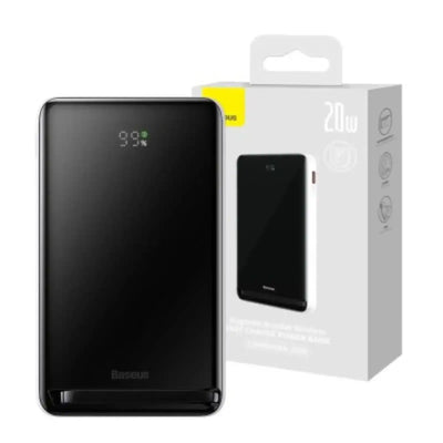 Baseus Magnetic Bracket Wireless Fast Charge Power Bank 10000mAh 20W-Blue Baseus