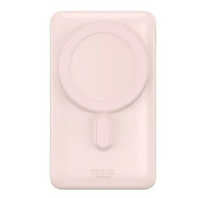 Baseus Magnetic Bracket Wireless Fast Charge Power Bank 10000mAh 20W-Pink Baseus
