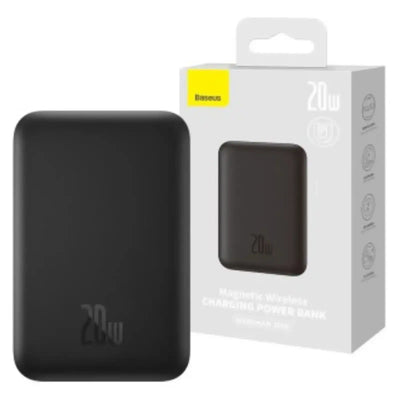 Baseus Magnetic Mini Air Wireless Charging Power Bank 6000mAh 20W (Overseas Edition)-Black Baseus