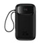 Baseus Qpow2 Dual-Cable Digital Display Fast Charge Power Bank 20000mAh 22.5W Cluster-Black Baseus