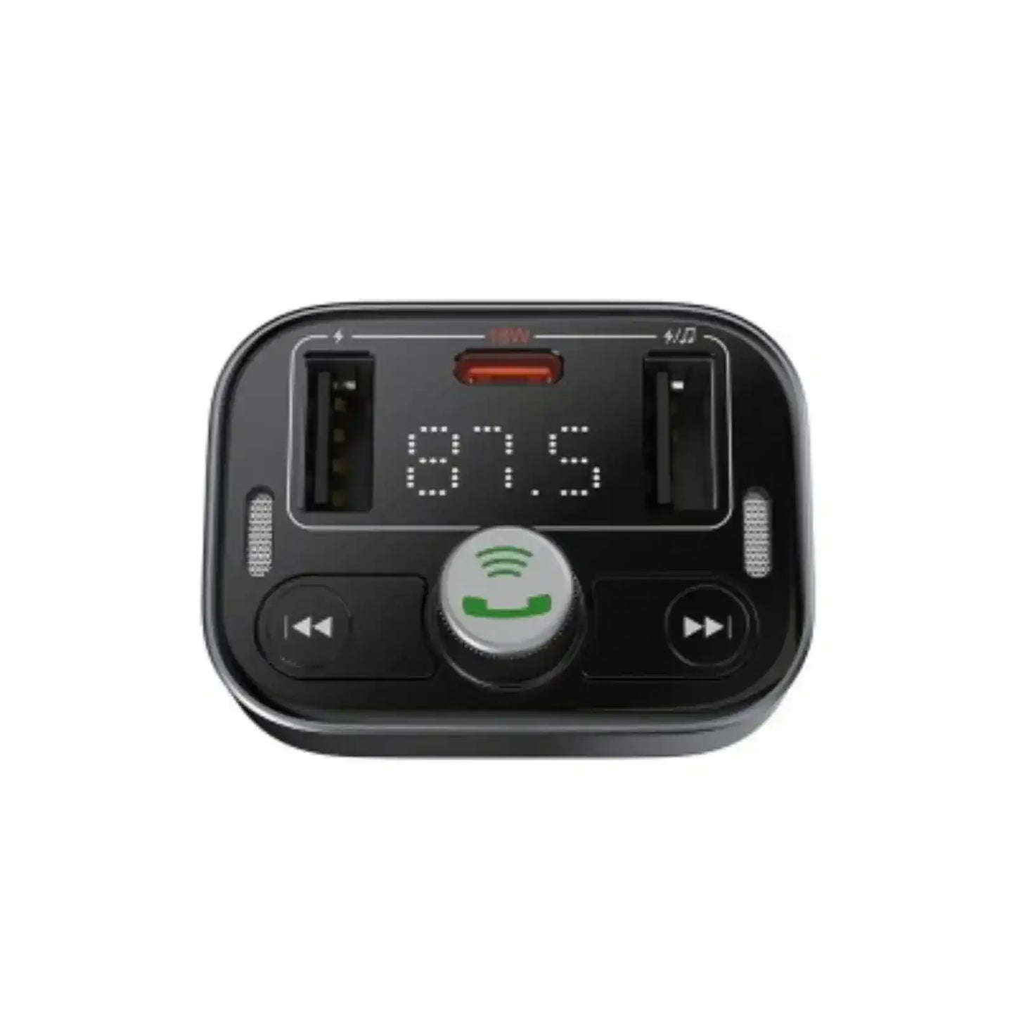 Baseus S-09 Pro Series Car FM Transmitter-Cluster Black Baseus