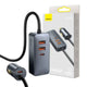Baseus Share Together PPS Multi-port Fast Charging Car Charger with Extension Cord 120W 2U+2C-Gray