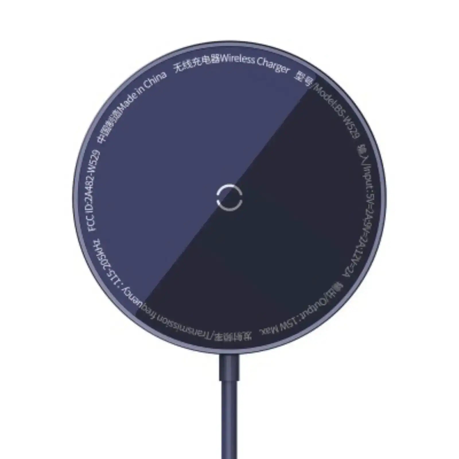 Baseus Simple Mini3 Magnetic Wireless Charger 15W-Black Baseus