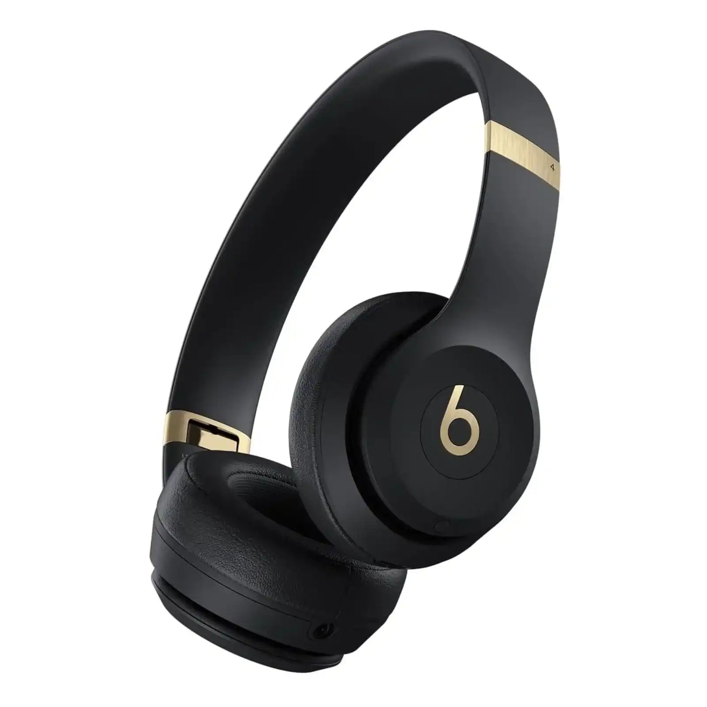Beats Solo 4 Headphones Black and Gold Beats