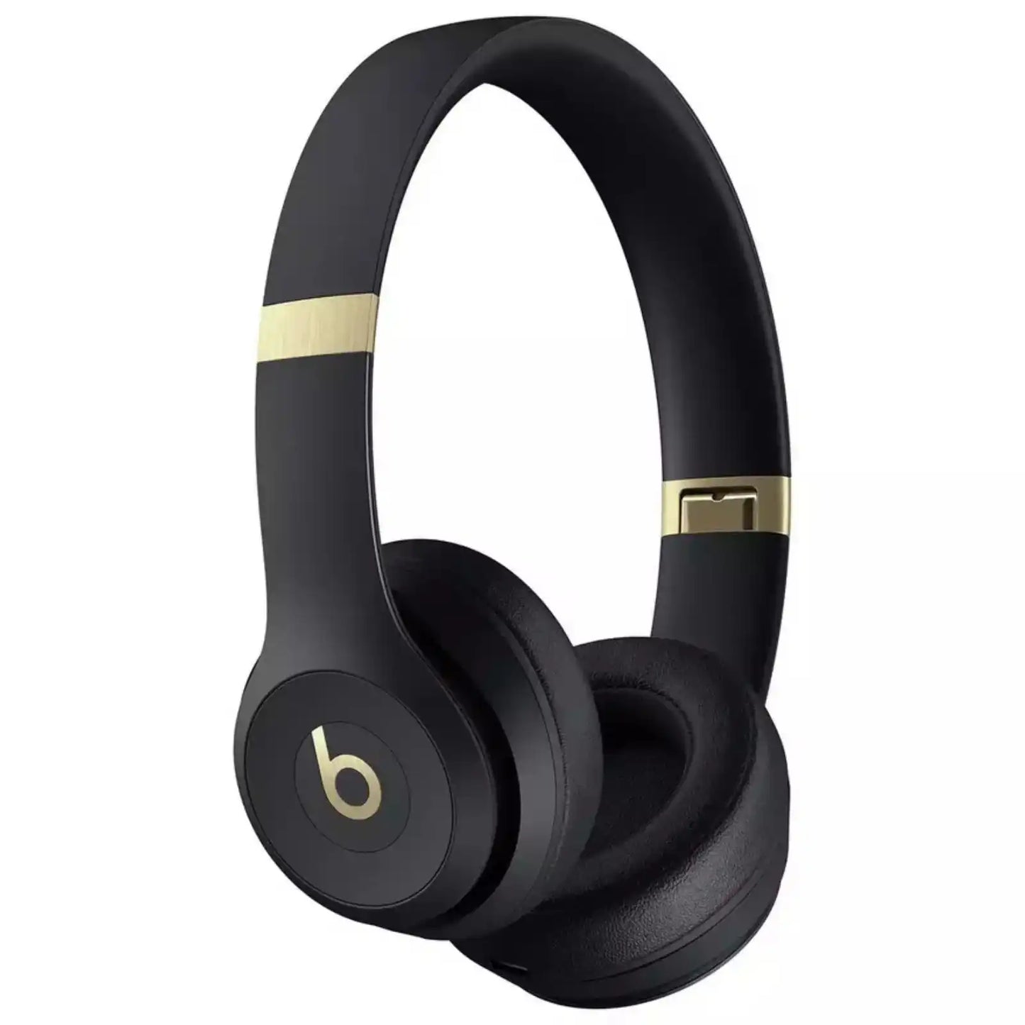 Beats Solo 4 Headphones Black and Gold Beats