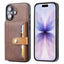 Calfskin Card Slot TPU Hybrid PU Phone Case