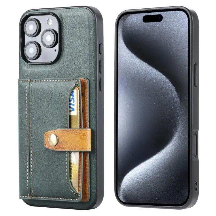 Calfskin Card Slot TPU Hybrid PU Phone Case MyMobile