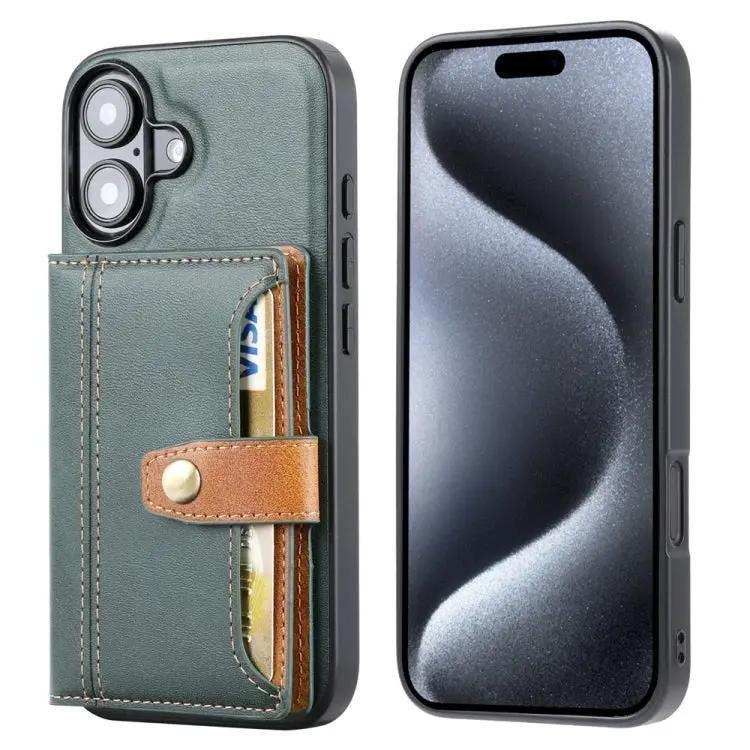 Calfskin Card Slot TPU Hybrid PU Phone Case MyMobile