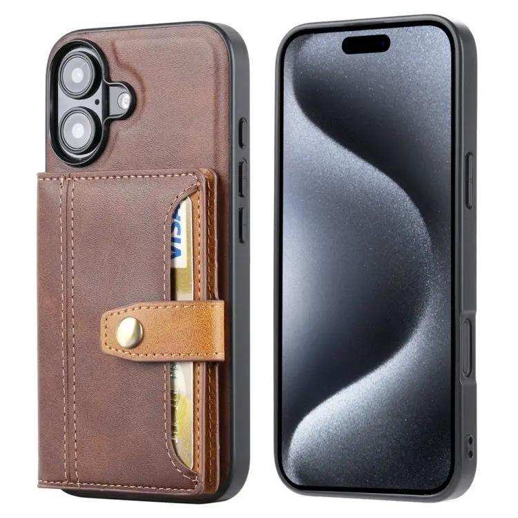 Calfskin Card Slot TPU Hybrid PU Phone Case MyMobile