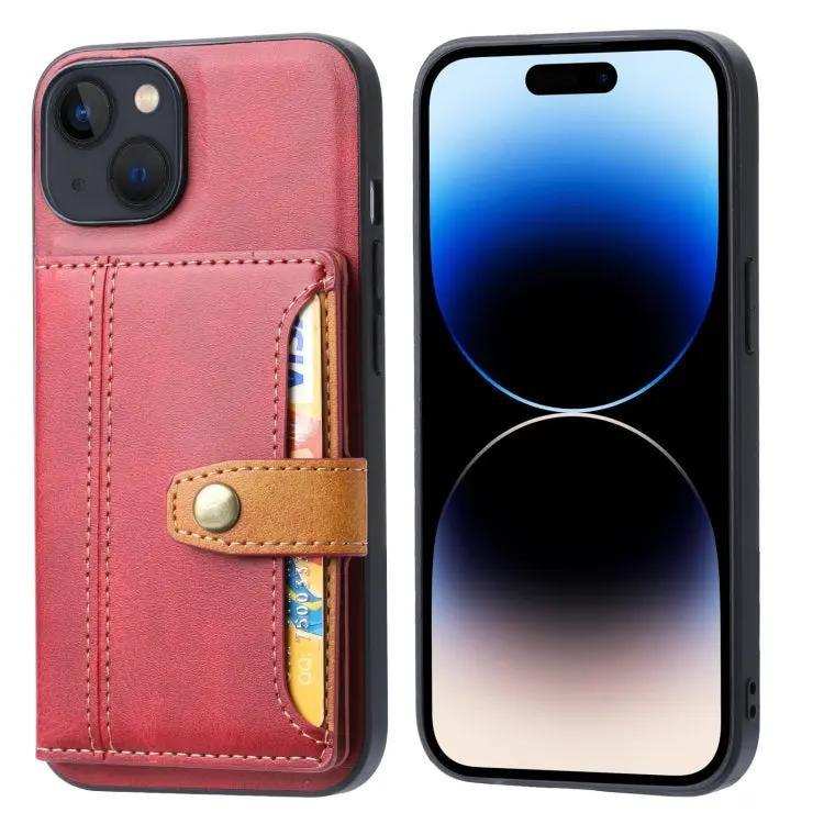 Calfskin Card Slot TPU Hybrid PU Phone Case MyMobile