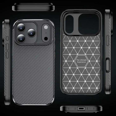 Carbon Fiber Texture Shockproof TPU Phone Case MyMobile