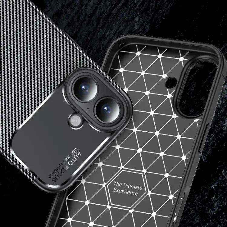 Carbon Fiber Texture Shockproof TPU Phone Case