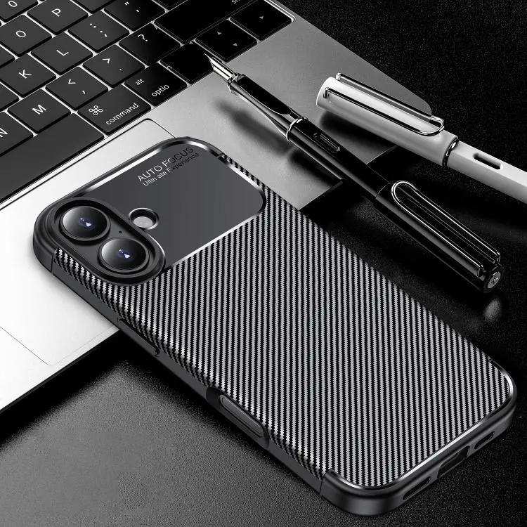 Carbon Fiber Texture Shockproof TPU Phone Case MyMobile