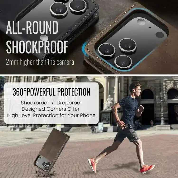 CaseMe 013 Multifunctional Horizontal Flip Leather Phone Case