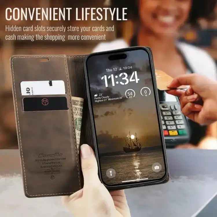 CaseMe 013 Multifunctional Horizontal Flip Leather Phone Case