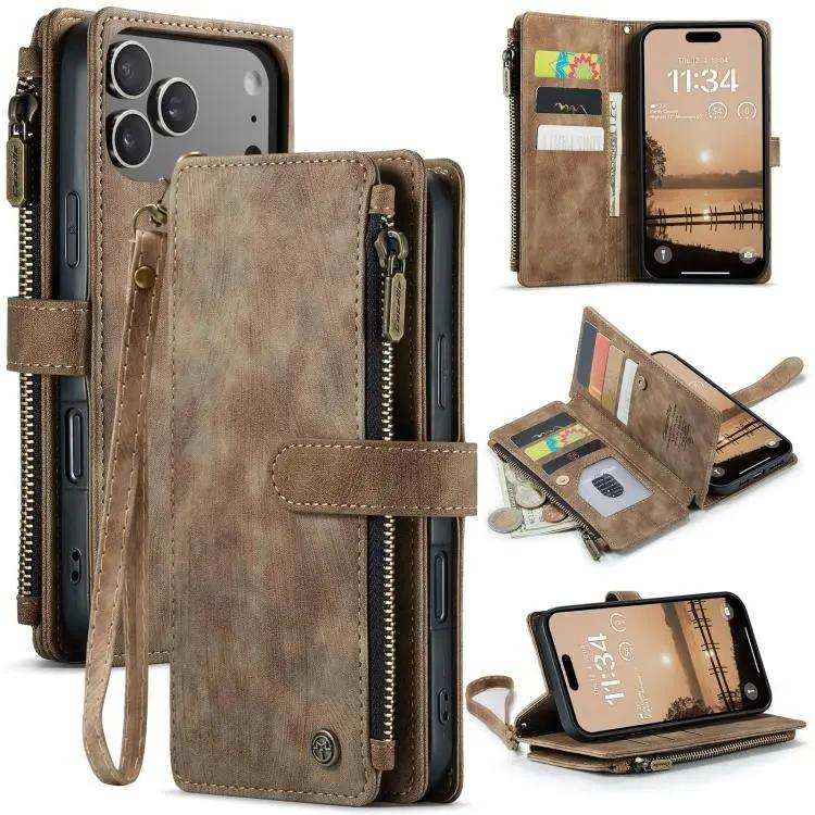 CaseMe C30 Card Slots Zipper Wallet Leather Phone Case CaseMe