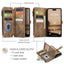 CaseMe C30 Card Slots Zipper Wallet Leather Phone Case CaseMe