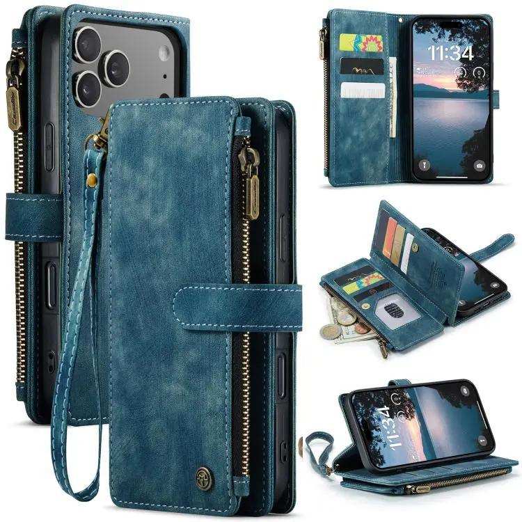 CaseMe C30 Card Slots Zipper Wallet Leather Phone Case CaseMe