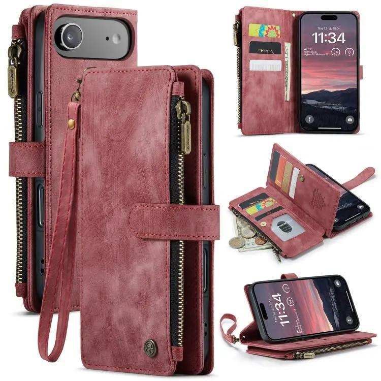 CaseMe C30 Card Slots Zipper Wallet Leather Phone Case CaseMe