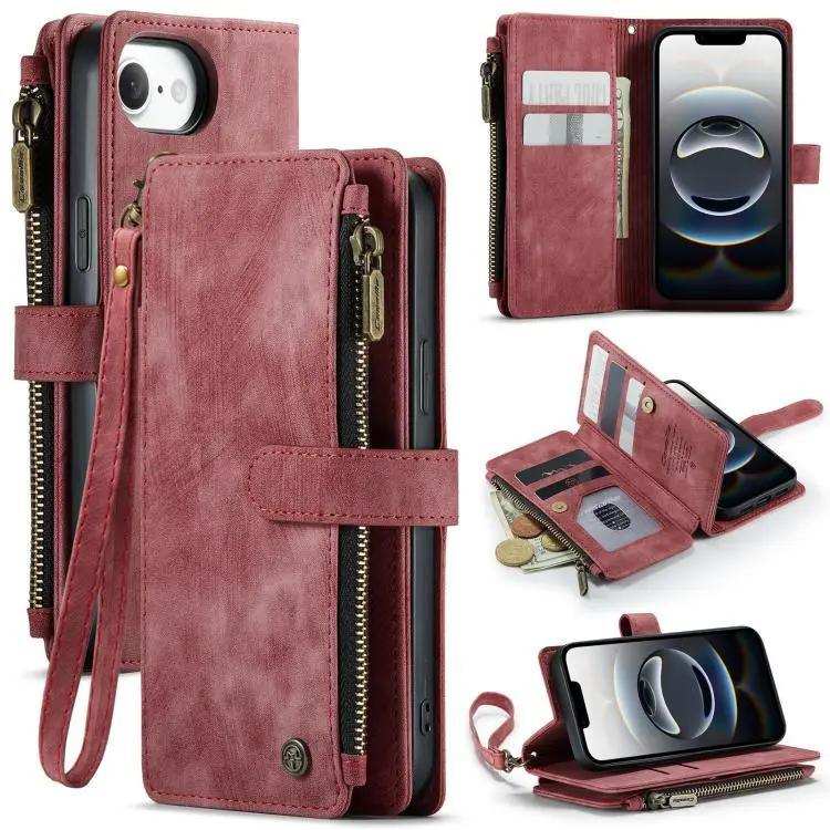 CaseMe C30 Card Slots Zipper Wallet Leather Phone Case CaseMe