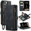 CaseMe C30 Card Slots Zipper Wallet Leather Phone Case CaseMe