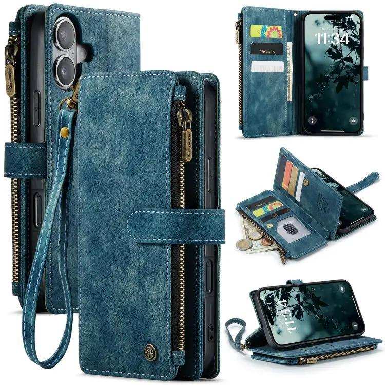 CaseMe C30 Card Slots Zipper Wallet Leather Phone Case CaseMe