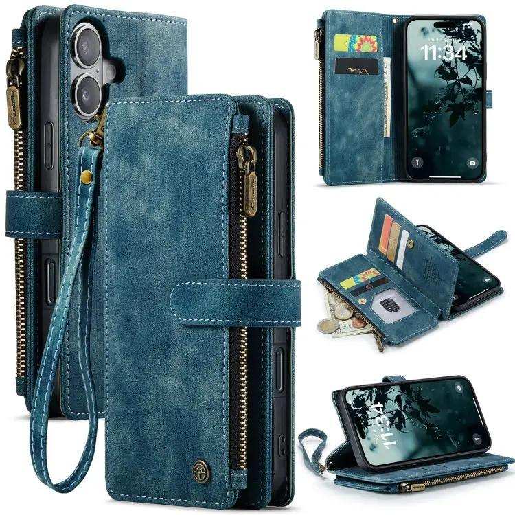 CaseMe C30 Card Slots Zipper Wallet Leather Phone Case CaseMe