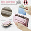 CaseMe C36 Card Slots Zipper Wallet RFID Anti-theft Leather Phone Case CaseMe