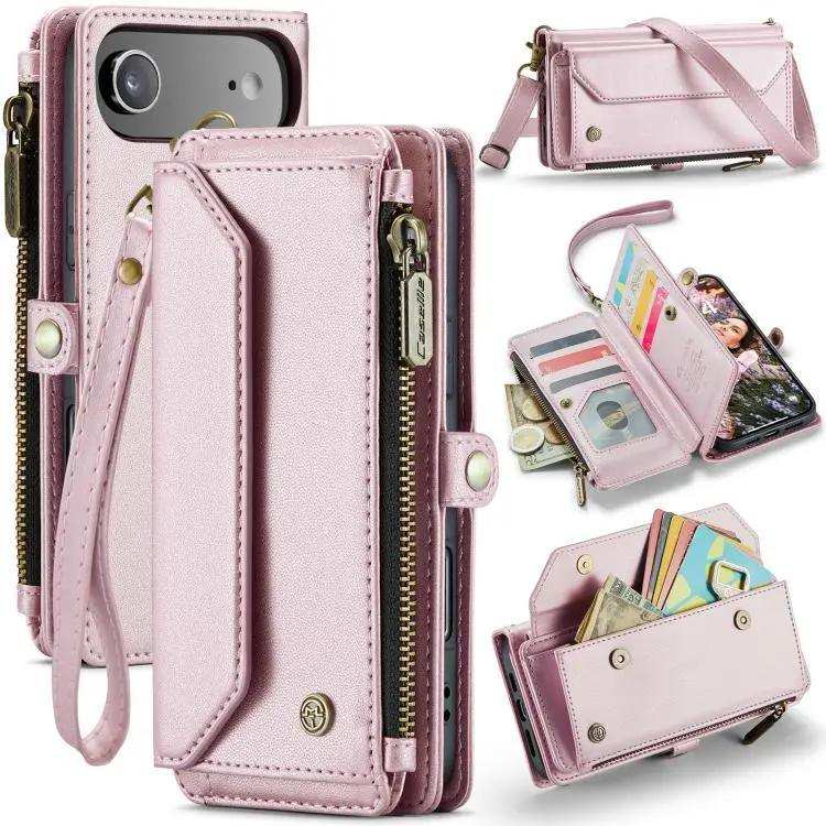 CaseMe C36 Card Slots Zipper Wallet RFID Anti-theft Leather Phone Case CaseMe