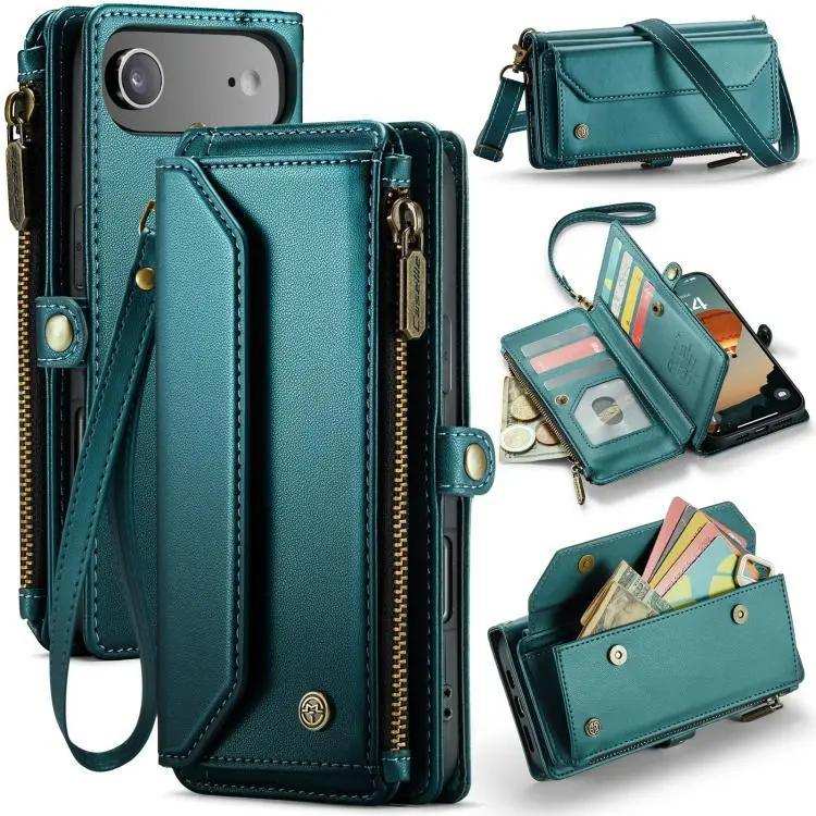 CaseMe C36 Card Slots Zipper Wallet RFID Anti-theft Leather Phone Case CaseMe