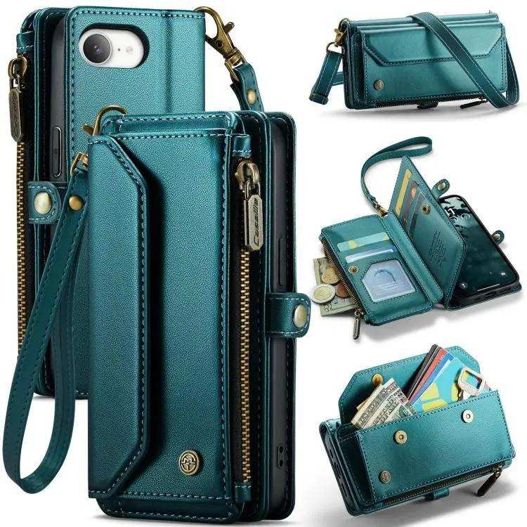CaseMe C36 Card Slots Zipper Wallet RFID Anti-theft Leather Phone Case CaseMe