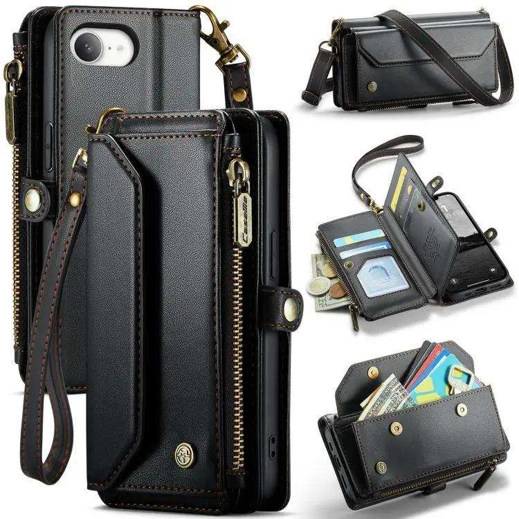 CaseMe C36 Card Slots Zipper Wallet RFID Anti-theft Leather Phone Case CaseMe