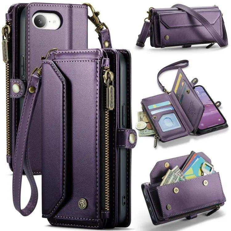 CaseMe C36 Card Slots Zipper Wallet RFID Anti-theft Leather Phone Case CaseMe
