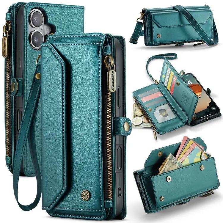 CaseMe C36 Card Slots Zipper Wallet RFID Anti-theft Leather Phone Case CaseMe