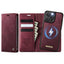 CaseMe C49 MagSafe RFID Blocking Detachable Wallet Leather Phone Case CaseMe
