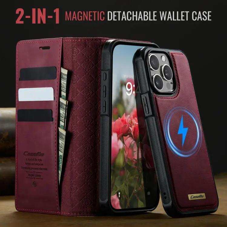 CaseMe C49 MagSafe RFID Blocking Detachable Wallet Leather Phone Case CaseMe
